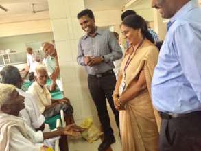Checking with patients about the service@hospital