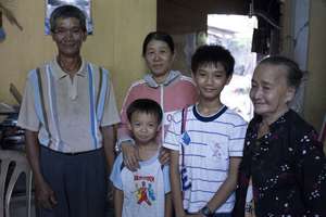 Nhat and his family.