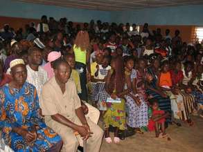 Students' parents at year-end ceremonies