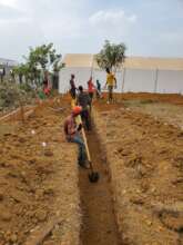 Digging footers for new Maternity/Surgical Center