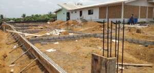 Footers poured and foundation blocks in place.