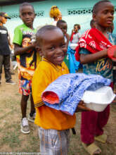 Children Being Served at New Year's Outreach