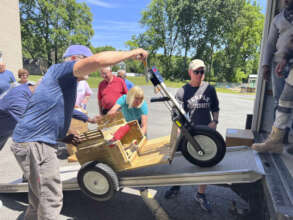 Loading a Mobility Cart for HWHL