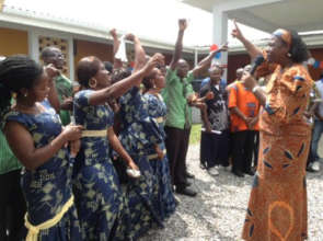 Dr Chris leading the Dedication