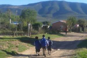 Headed to school