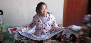 Dan Dan in her new home