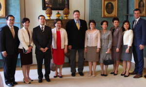 Lunch at the Royal Thai Embassy in London