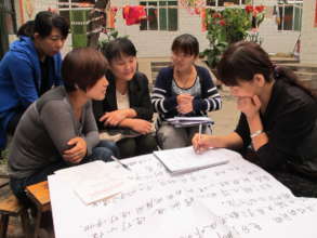 Training staff from an orphanage