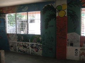 Room painted by the children