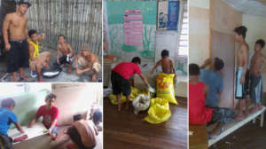 Chores and repairs entrust to the children