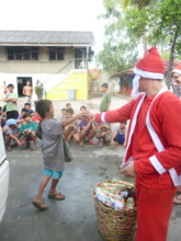 Christmas comes with gift giving and sharing