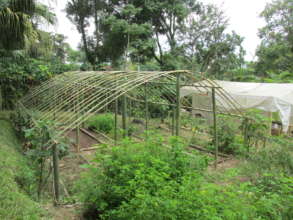 Toldo Structure Ready for Cover