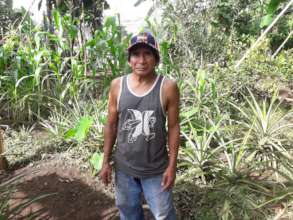 Don Francisco in his garden