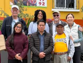 Meeting with new partners, Xela Aid, in San Martin