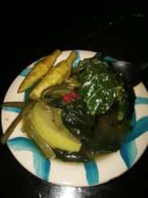 Everything in this meal came from their garden!