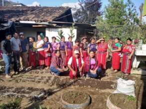 Demonstration Nutrition Garden at Chajul Center