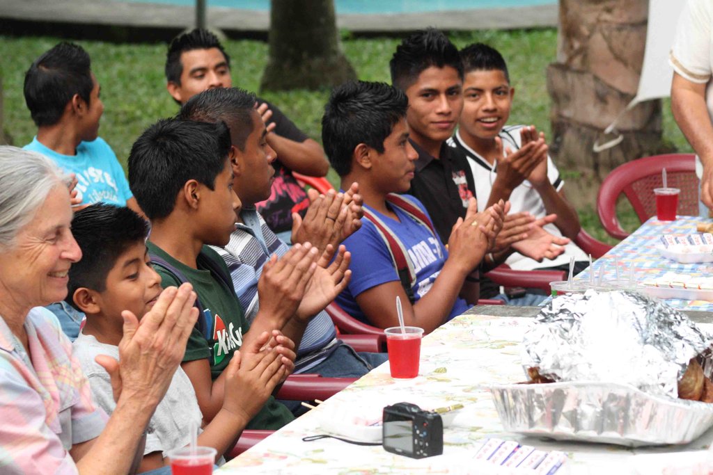 Young team members - proud to help their community