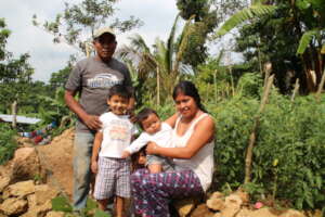 Family and garden -- both unique!