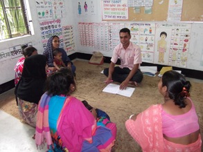 Asad encourages parents of deaf students in class