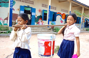Girls Going to Collect Water
