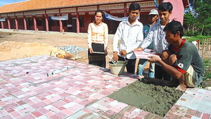 Site Preparation by School and Local Community