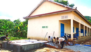 Site Preparation By School and Local Community