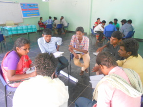 Group Discussion part of Masonry Training