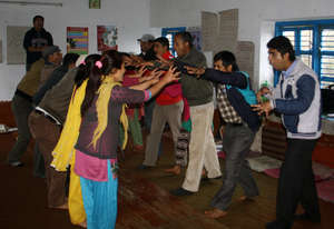 Refreshing mind with team games
