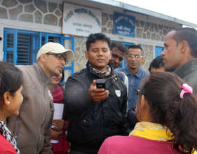 Learning to use GPS instrument