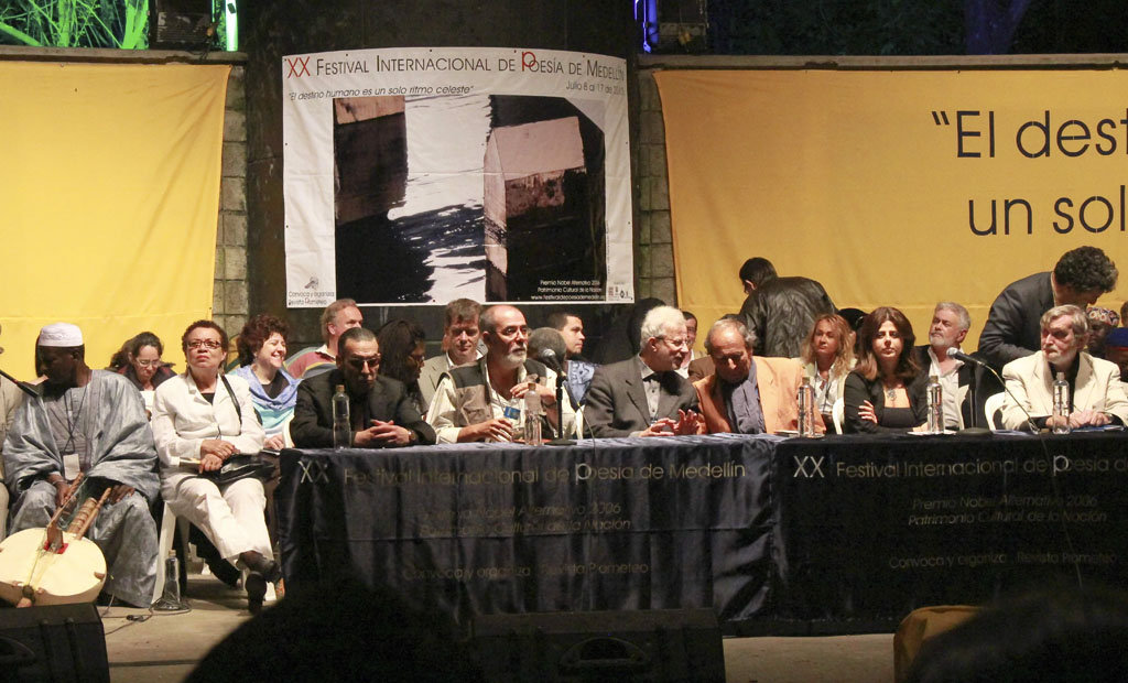 Poetry: peace-builder for 15000 Medellin citizens