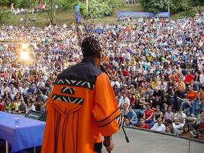 Poet Zolani Mkiva, 12 Medellin Poetry Festival