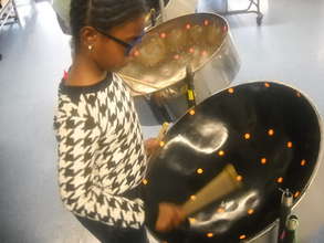 Steel Pan Student Learning