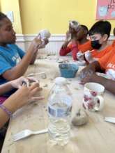 Children at work on another Master Piece!