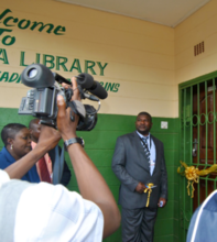 Ceremonial library opening in Chilanga