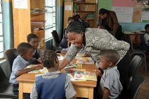 School Library in Zambia