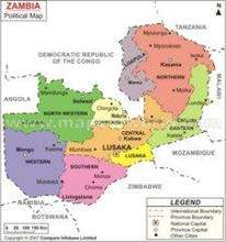 Map of Zambia