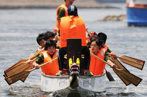 Fukushima Dragon Boat Academy in Action