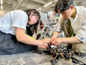 Assemble a hexapod robot that can carry things.