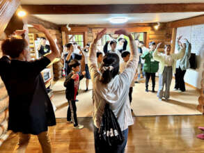 Sing and dance to camp songs