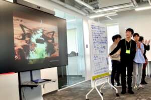 Explain the transport game with a generated image