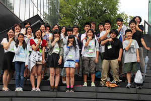 The group photo at the end of the camp