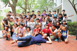 A Group Photo at Kanto-Gakuin University