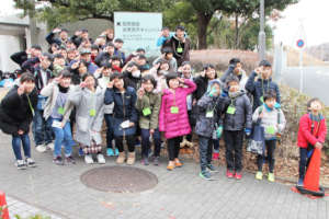 Group photo just before departure from the campus