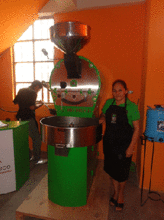 Coffee toaster has added value to Aproeco's coffee