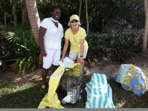 Dynamic Jackie with animals bought into the clinic
