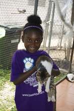 Jaylyn learns cats like to play too !