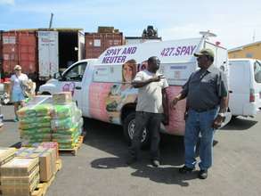 Baarks truck getting ready for departure