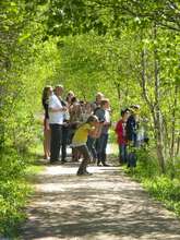 Students Outdoors - bird watching