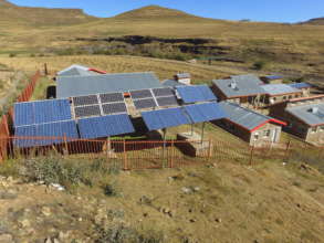 Aerial view of Tlhanyaku Clinic