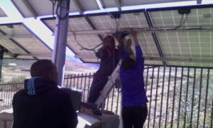 Testing the Tlhanyaku Clinic PV array